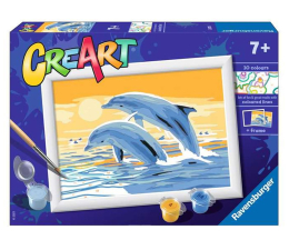 Zabawka plastyczna / kreatywna Ravensburger CreArt dla dzieci: Delfiny