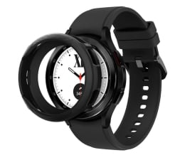 Etui / obudowa na smartwatcha Spigen Liquid Air do Galaxy Watch 4 Classic czarny