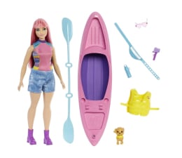 Lalka i akcesoria Barbie Malibu Daisy Zestaw Kemping + kajak