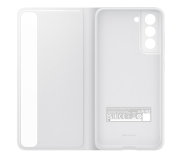 Etui / obudowa na smartfona Samsung Clear view cover do Galaxy S21 FE biały