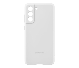 Etui / obudowa na smartfona Samsung Silicone Cover do Galaxy S21 FE biały