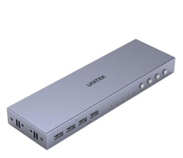 Konwerter Unitek Przełącznik KVM 4K HDMI 2.0 4-in 1-out +USB