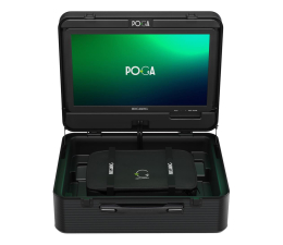 Walizka gamingowa PoGa Mobilna walizka POGA ARC Black z monitorem