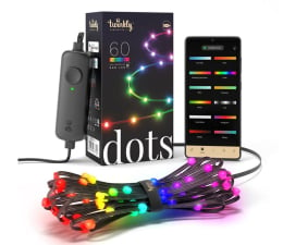 Inteligentna lampa Twinkly Smart taśma - Dots 60 LED RGB 3m Czarny