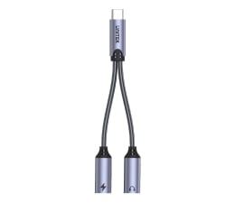 Przejściówka Unitek Adapter USB-C -2 x USB-C (audio, 18W))