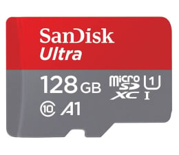 Karta pamięci microSD SanDisk 128GB microSDXC Ultra 140MB/s A1 C10 UHS-I U1