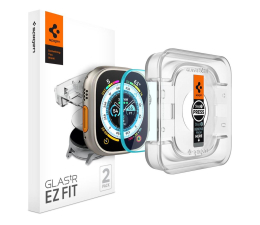Folia ochronna na smartwatcha Spigen Szkło Hartowane Glas.TR EZ-FIT 2-pack do Apple Watch