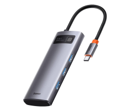 Hub USB Baseus Hub USB-C 5w1 (x USB 3.0, HDMI, USB-C PD)