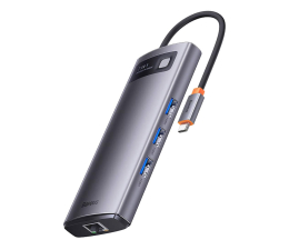 Hub USB Baseus Hub USB-C 7w1 Metal Gleam Series