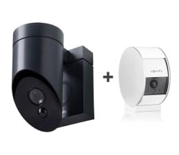 Inteligentna kamera Somfy Zestaw Kamer - Kamera zewnętrzna + wewnętrzna Protect