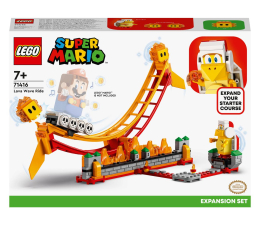 Klocki LEGO® LEGO Super Mario 71416 Przejażdżka po fali lawy – zestaw rozszerz