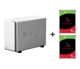 Dysk sieciowy NAS Synology DS220j 2TB (2xHDD,4x1.4GHz,512MB,2xUSB,1xLAN)