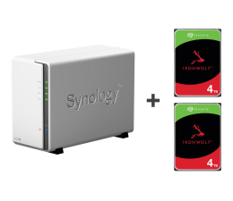 Dysk sieciowy NAS Synology DS220j 8TB (2xHDD,4x1.4GHz,512MB,2xUSB,1xLAN)