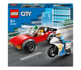Klocki LEGO® LEGO City 60392 Motocykl policyjny - pościg za samochodem