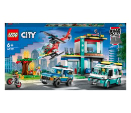 Klocki LEGO® LEGO City 60371 Parking dla pojazdów uprzywilejowanych