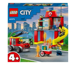 Klocki LEGO® LEGO City 60375 Remiza strażacka i wóz strażacki
