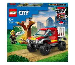 Klocki LEGO® LEGO City 60393 Wóz strażacki 4x4 - misja ratunkowa