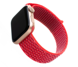 Pasek do smartwatchy FIXED Nylon Strap do Apple Watch dark pink