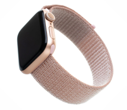 Pasek do smartwatchy FIXED Nylon Strap do Apple Watch rose gold