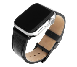 Pasek do smartwatchy FIXED Leather Strap do Apple Watch wide black