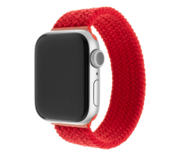Pasek do smartwatchy FIXED Elastic Nylon Strap do Apple Watch size L red
