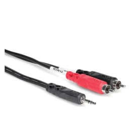 Kabel audio Hosa Kabel breakout TRS 3.5 – 2 x RCA, 1.8m