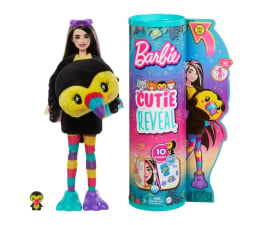 Lalka i akcesoria Barbie Cutie Reveal Lalka Tukan Seria Dżungla