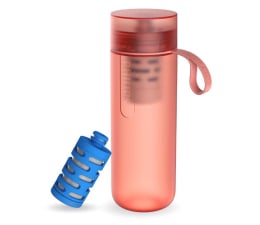 Filtracja wody Philips Butelka filtrująca GoZero Fitness 0,59L czerwona