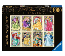 Puzzle 1000 - 1500 elementów Ravensburger Księżniczka Art Nouveau 1000 el.