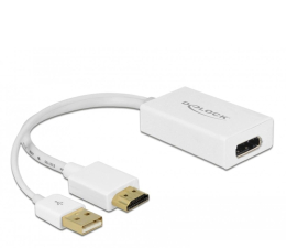 Przejściówka Delock Adapter HDMI - DisplayPort 1.2 (4K/30Hz)