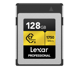 Karta pamięci CFexpress Lexar 128GB Professional Type B GOLD 1750MB/s