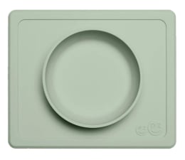 Miska / talerzyk dla dzieci EZPZ Silikonowa miseczka 2w1 Mini Bowl pastelowa zieleń