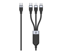 Kabel USB Unitek Przewód Ładujący USB-C 3w1 (Lightning 20W)