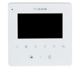 Domofon/wideodomofon Vidos M1022W-2 Monitor wideodomofonu Duo (Biały)