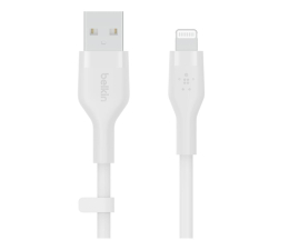 Kabel Lightning Belkin USB-A - Lightning Silicone 3m White