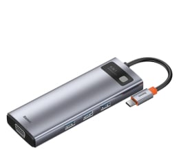 Hub USB Baseus 9w1 Baseus Metal Gleam Series