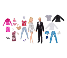 Lalka i akcesoria Barbie Lalki Barbie i Ken z zestawem ubranek