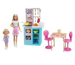 Lalka i akcesoria Barbie Zestaw wspólne pieczenie + lalki