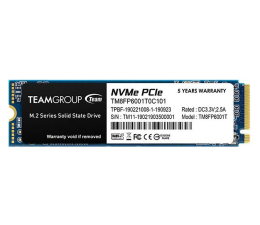 Dysk SSD Team Group 1TB M.2 PCIe NVMe MP33