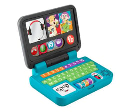 Zabawka dla małych dzieci Fisher-Price Edukacyjny Laptop Malucha „Porozmawiajmy”