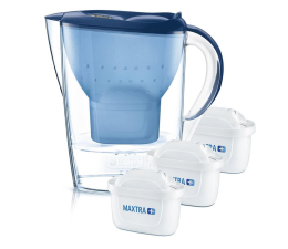 Filtracja wody Brita Dzbanek filtrujący MARELLA 2,4L niebieska + 3 wkłady Pure