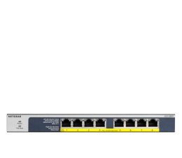 Switche Netgear 8p GS108PP-100EUS (8x10/100/1000Mbit 8xPoE+)