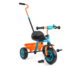 Rowerek trójkołowy MILLY MALLY Rowerek trójkołowy Turbo pomarańczowo-turkusowy