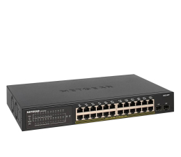 Switche Netgear 24p GS324TP (24x10/100/1000Mbit PoE+, 2xSFP)