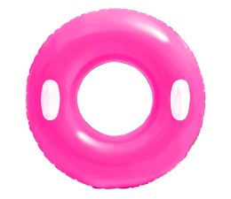 Basen / akcesoria INTEX Koło do pływania z uchwytami 76 cm różowe
