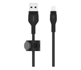 Kabel Lightning Belkin USB-A - LTG Braided Silicone 2m Black