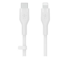 Kabel Lightning Belkin USB-C - Lightning Silicone 1m White