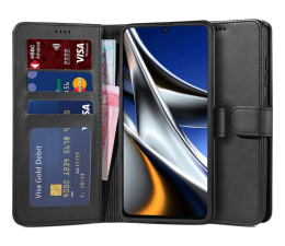 Etui / obudowa na smartfona Tech-Protect Wallet do Xiaomi POCO X4 Pro 5G czarny