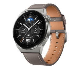 Smartwatch Huawei Watch GT 3 Pro Classic 46mm srebrno-brązowy