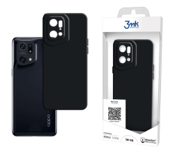 Etui / obudowa na smartfona 3mk Matt Case do OPPO Find X5 Pro czarny